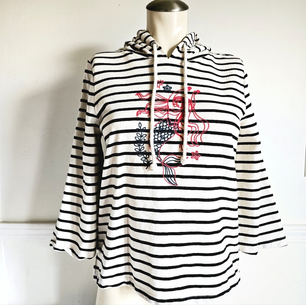 Modcloth Striped Mermaid Hoodie